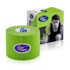 CureTape Sports kinesiology tape Lime (5cm x 5m)